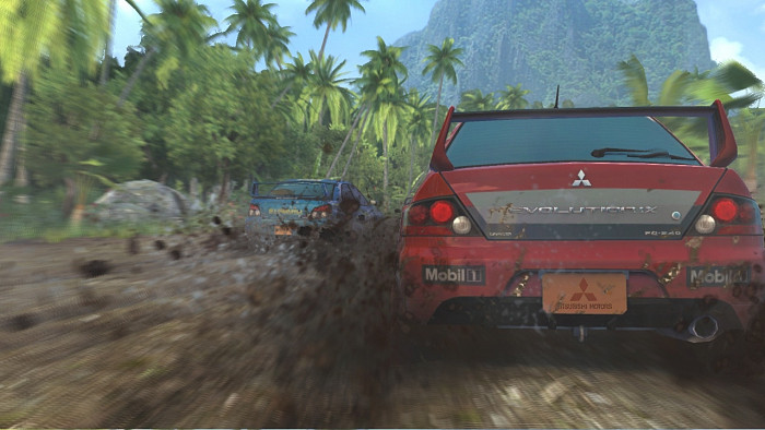 Скриншот из игры SEGA Rally