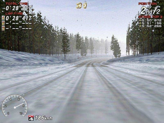 Скриншот из игры Sega Rally Championship 2