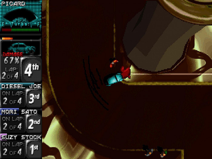 Скриншот из игры Death Rally