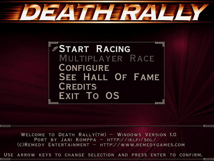 Скриншот из игры Death Rally