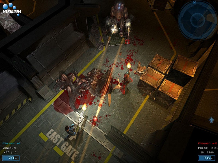 Скриншот из игры Shadowgrounds