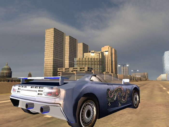 Скриншот из игры Shanghai Street Racer