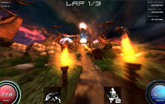 Скриншот из игры Pyroblazer