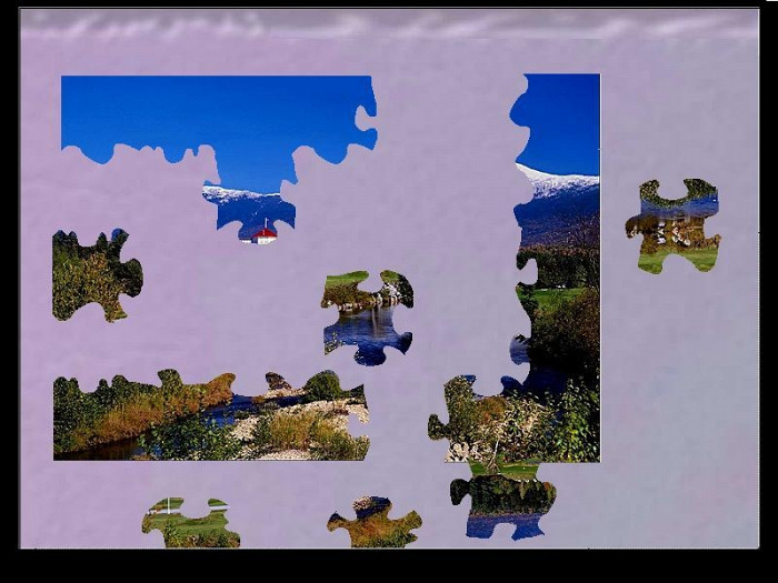 Скриншот из игры Puzzle World