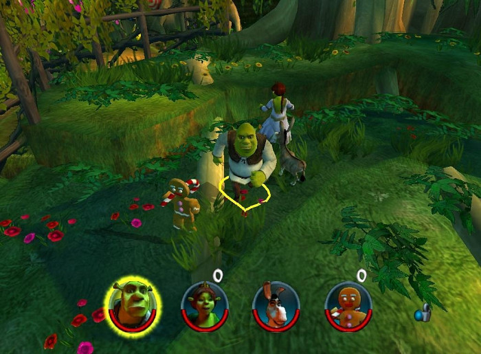 Скриншот из игры Shrek 2: Team Action