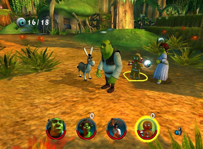 Скриншот из игры Shrek 2: Team Action