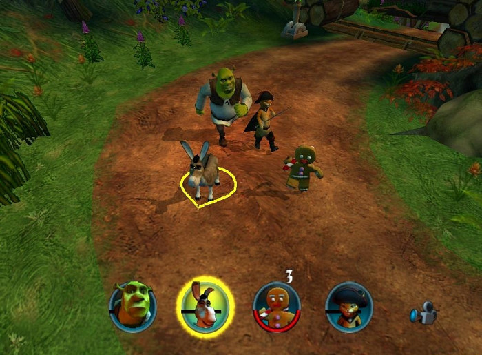 Скриншот из игры Shrek 2: Team Action