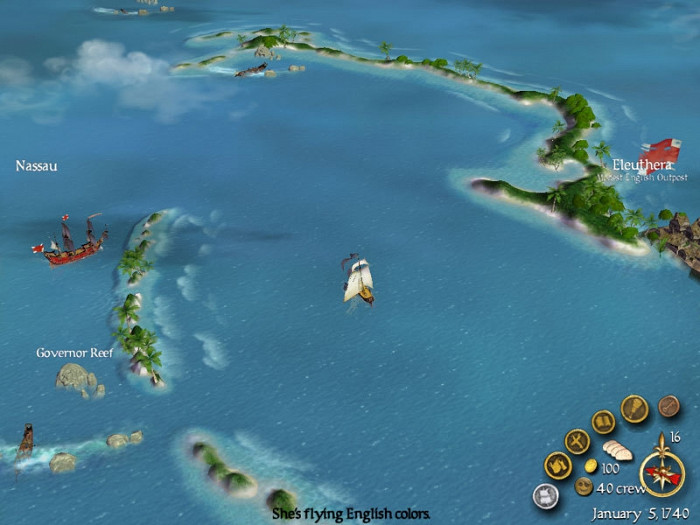 Скриншот из игры Sid Meier's Pirates!