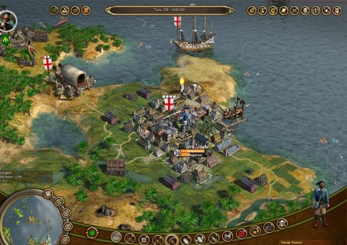 Скриншот из игры Sid Meier's Civilization 4: Colonization