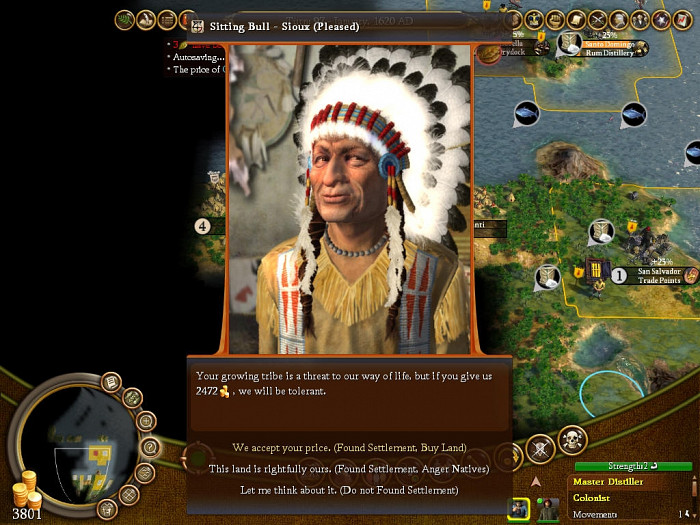 Скриншот из игры Sid Meier's Civilization 4: Colonization