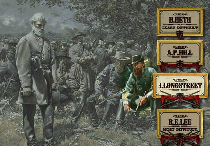 Скриншот из игры Sid Meier's Gettysburg!
