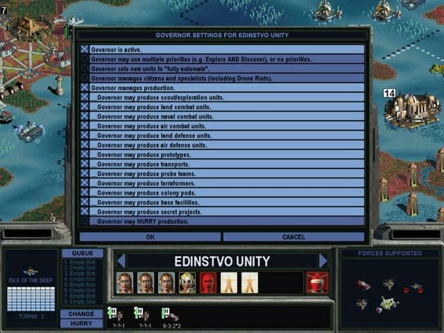 Скриншот из игры Sid Meier's Alpha Centauri