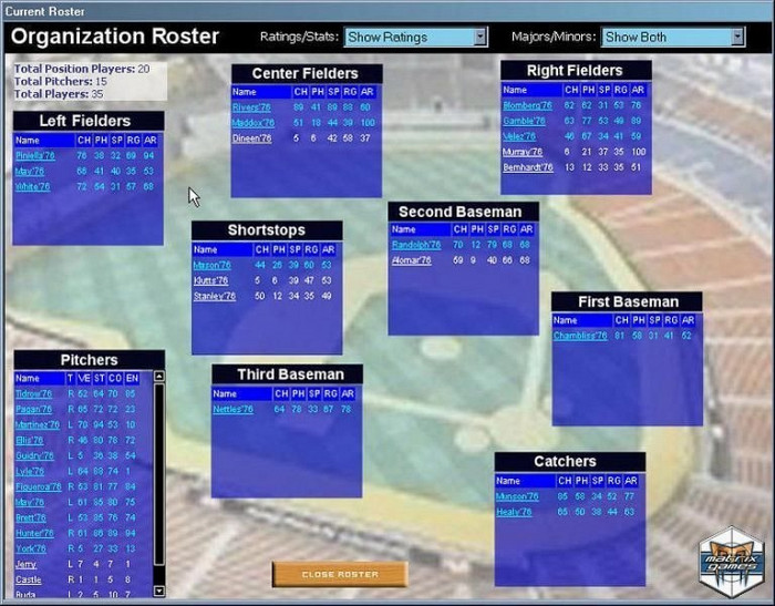 Скриншот из игры PureSim Baseball 2007