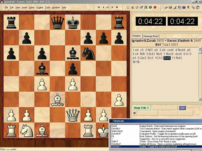 Скриншот из игры Deep Fritz 7