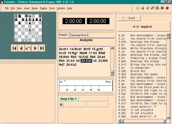 Скриншот из игры Deep Fritz 7