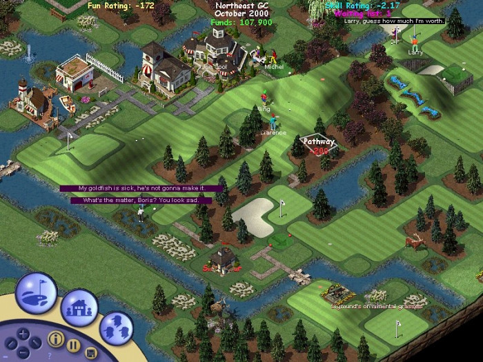 Скриншот из игры Sid Meier's SimGolf