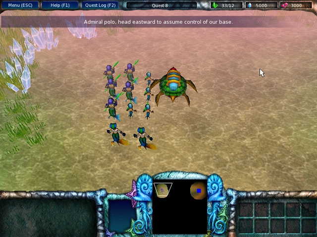 Скриншот из игры Deep Quest