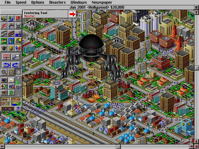Скриншот из игры SimCity 2000
