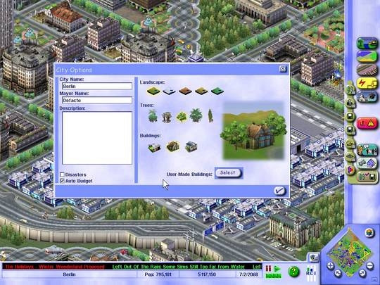 Скриншот из игры SimCity 3000 Unlimited