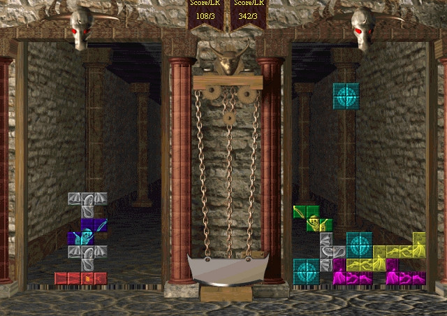 Скриншот из игры Netris Kombat