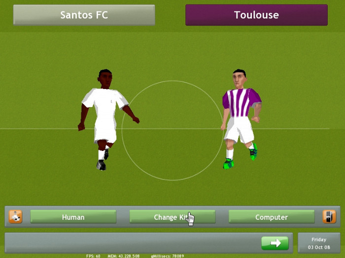 Скриншот из игры New Star Soccer 4