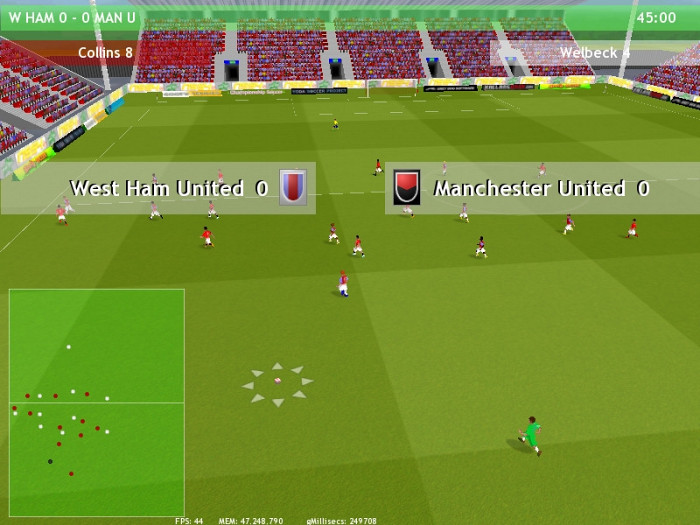 Скриншот из игры New Star Soccer 4