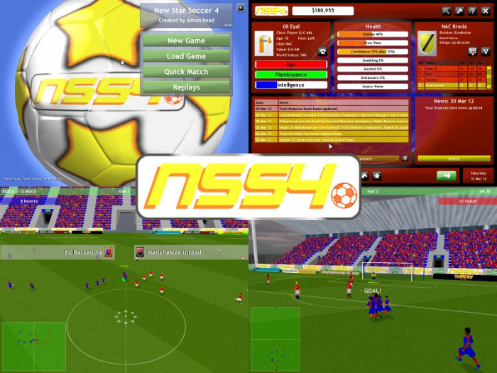 Скриншот из игры New Star Soccer 2010