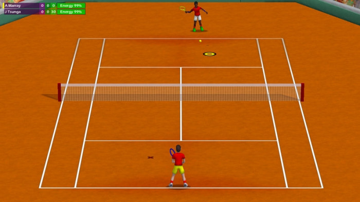 Скриншот из игры New Star Tennis