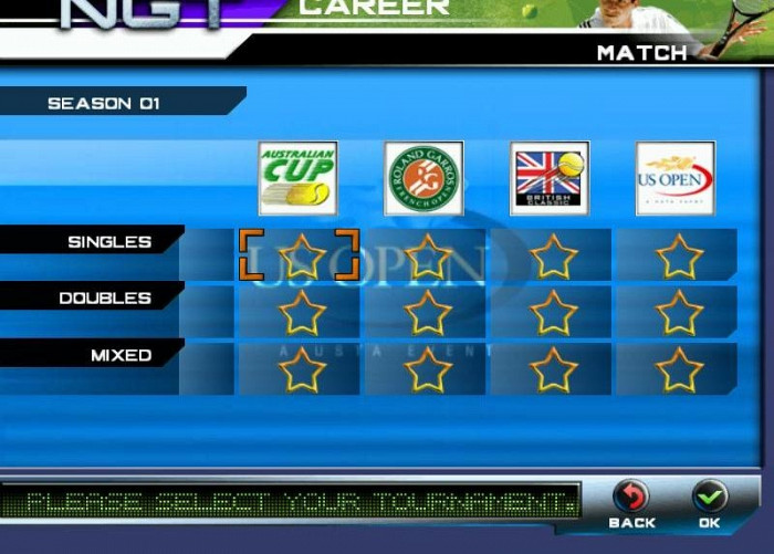 Скриншот из игры NGT: Next Generation Tennis