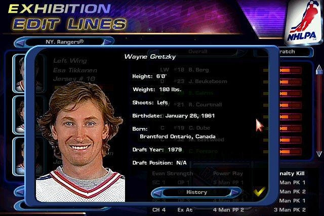 Скриншот из игры NHL '98