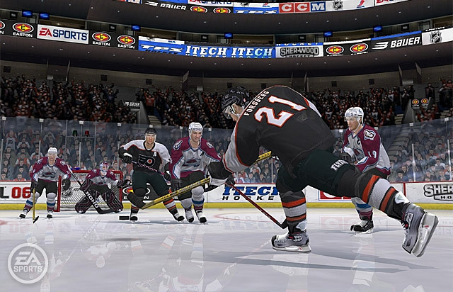 Скриншот из игры NHL 06