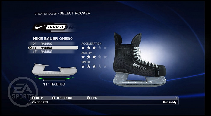 Скриншот из игры NHL 08