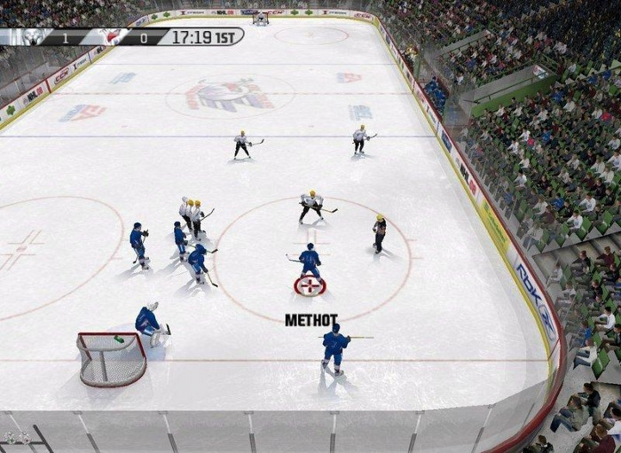 Скриншот из игры NHL 08