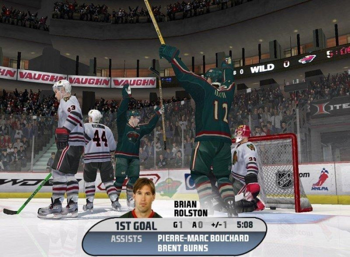 Скриншот из игры NHL 08