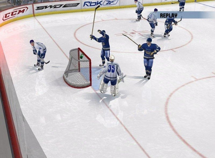 Скриншот из игры NHL 08