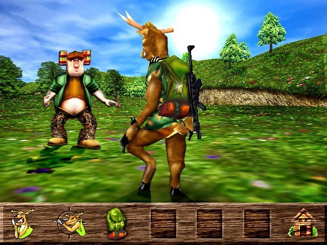 Скриншот из игры Deer Avenger 3D