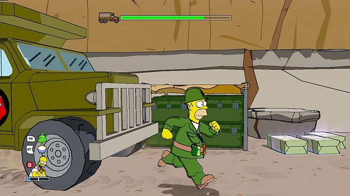 Скриншот из игры Simpsons Game, The