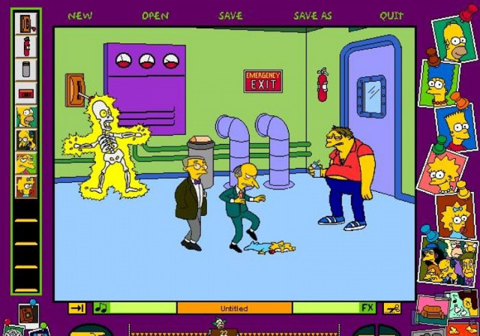 Скриншот из игры Simpsons: Cartoon Studio, The