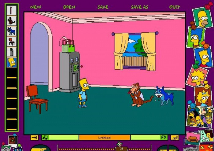 Скриншот из игры Simpsons: Cartoon Studio, The