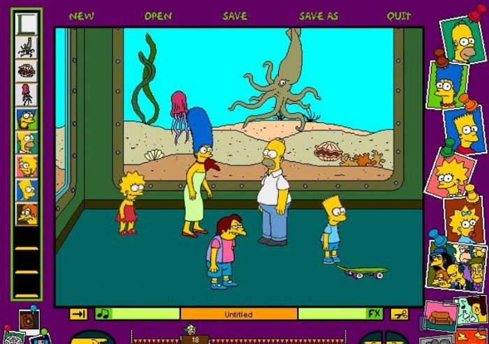 Скриншот из игры Simpsons: Cartoon Studio, The