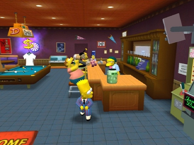 Скриншот из игры Simpsons: Hit & Run, The