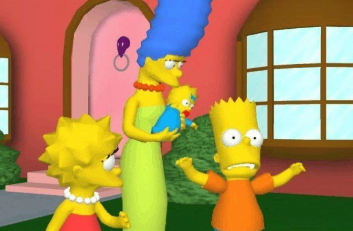 Скриншот из игры Simpsons: Road Rage, The