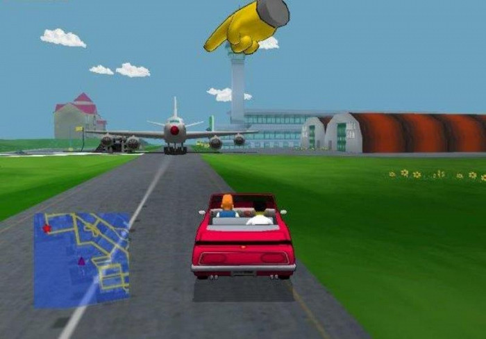 Скриншот из игры Simpsons: Road Rage, The