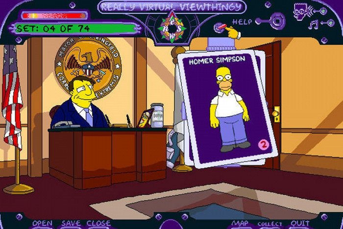 Скриншот из игры Simpsons: Virtual Springfield, The