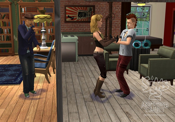 Скриншот из игры Sims 2: Apartment Life, The