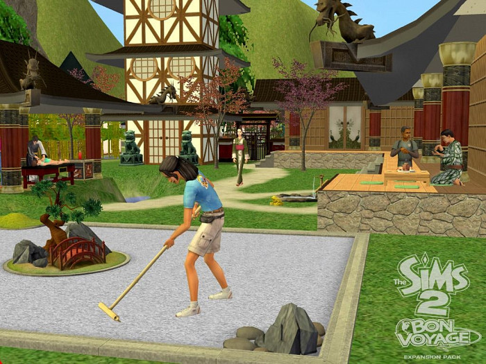 Скриншот из игры Sims 2: Bon Voyage