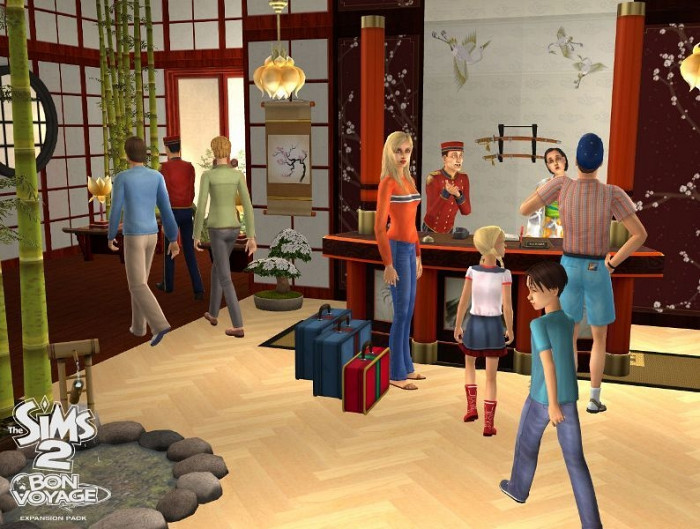 Скриншот из игры Sims 2: Bon Voyage