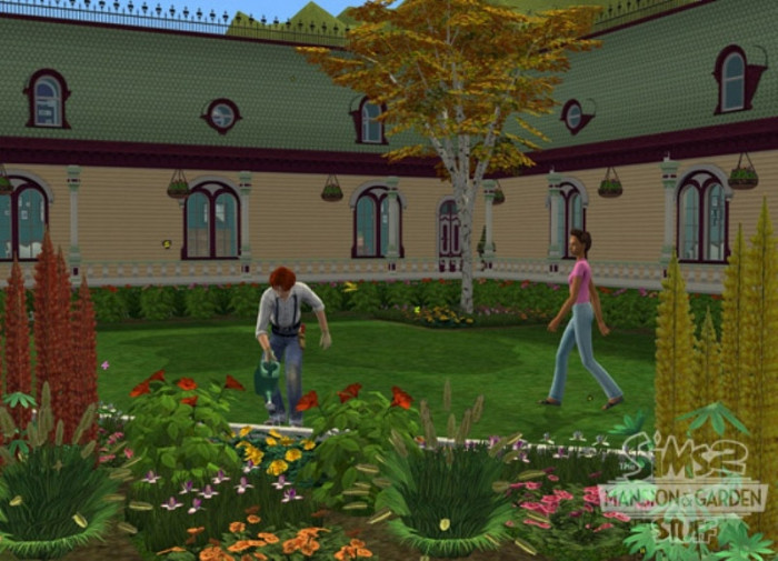 Скриншот из игры Sims 2: Mansion & Garden Stuff, The