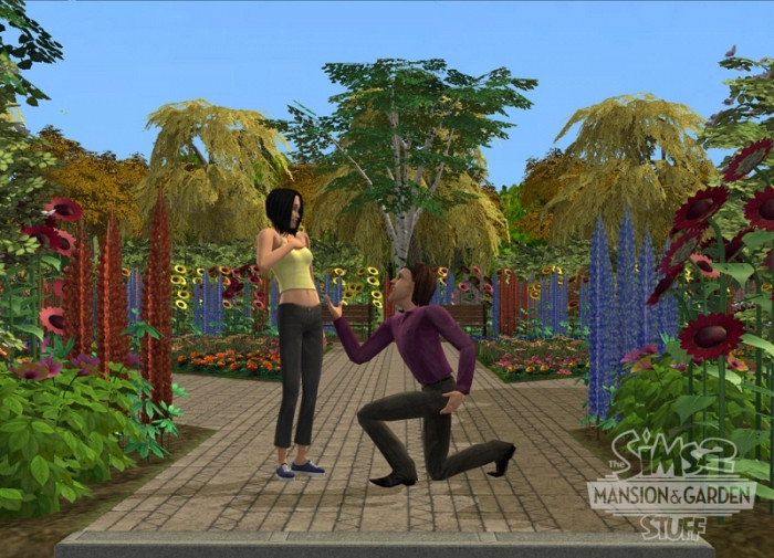 Скриншот из игры Sims 2: Mansion & Garden Stuff, The