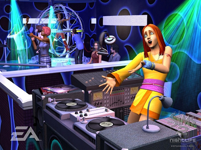 Обложка для игры Sims 2: Nightlife, The